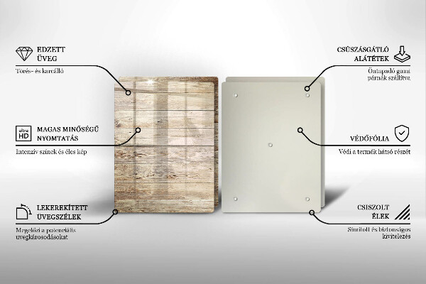 Sklo za varnú dosku Drevené dosky