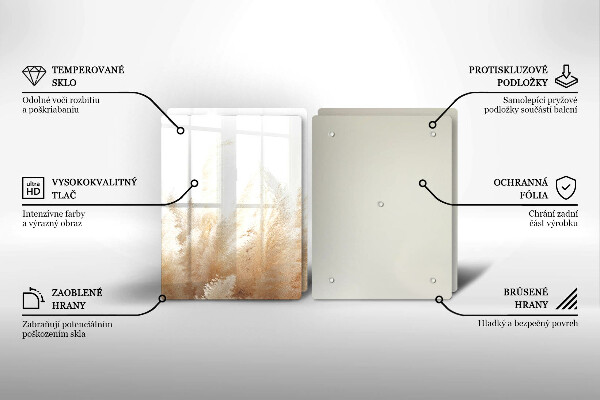 Sklo za varnú dosku Pampasová tráva