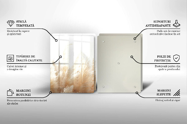 Sklo za varnú dosku Pampasová tráva