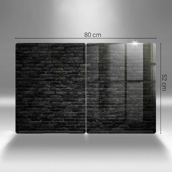 Tvrdené sklo za varnú dosku Stena tehlová stena