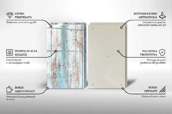 Sklo za varnú dosku Staré vintage dosky