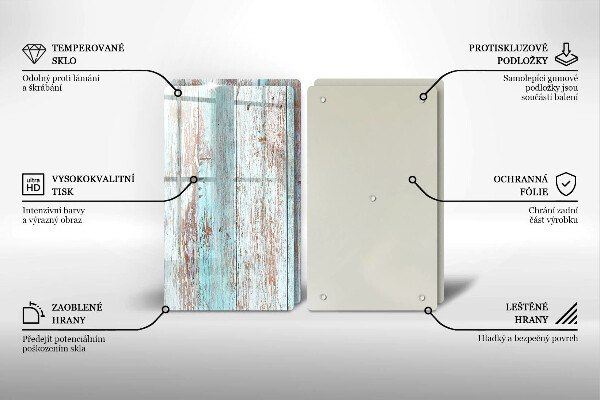 Sklo za varnú dosku Staré vintage dosky