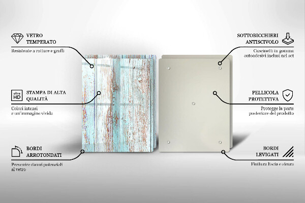 Sklo za varnú dosku Staré vintage dosky
