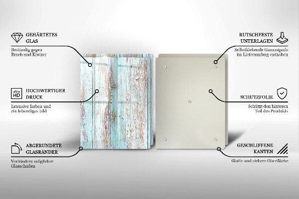 Sklo za varnú dosku Staré vintage dosky