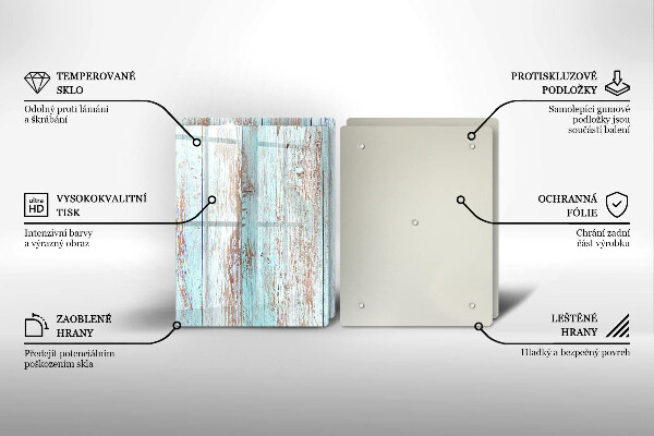 Sklo za varnú dosku Staré vintage dosky