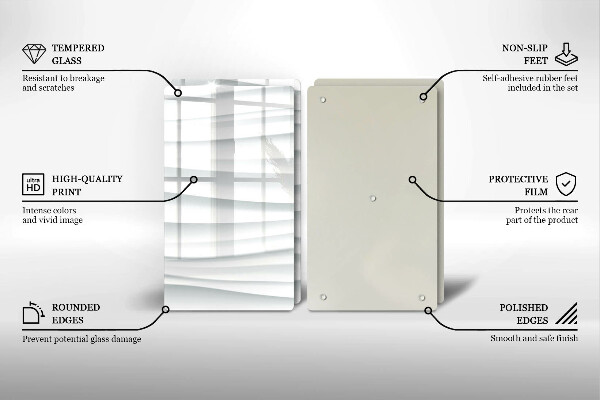 Sklo za varnú dosku Moderná štruktúra