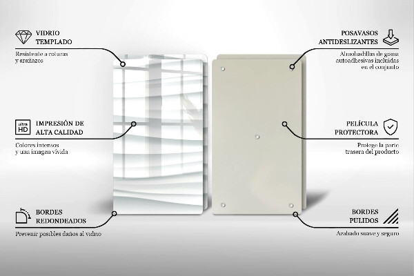 Sklo za varnú dosku Moderná štruktúra