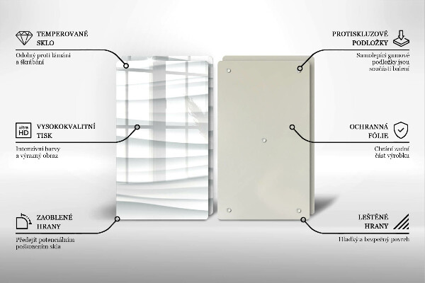 Sklo za varnú dosku Moderná štruktúra