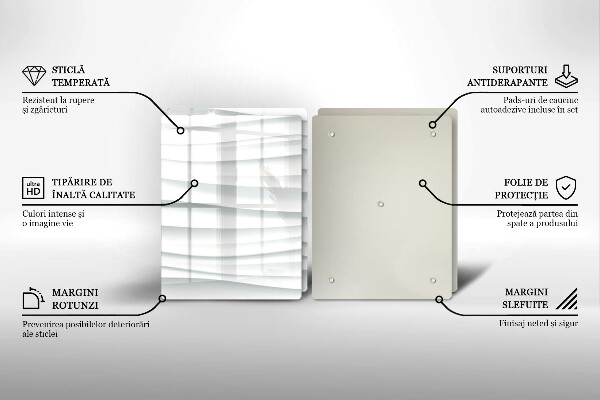 Sklo za varnú dosku Moderná štruktúra
