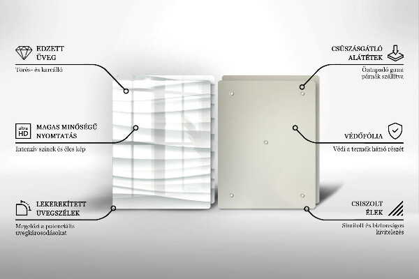 Sklo za varnú dosku Moderná štruktúra