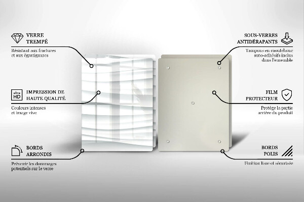 Sklo za varnú dosku Moderná štruktúra