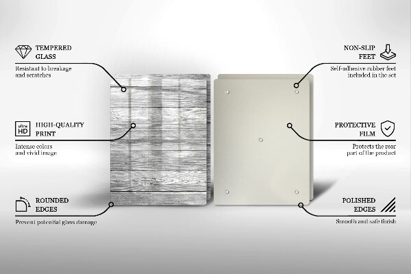 Sklo za varnú dosku Staré drevené dosky