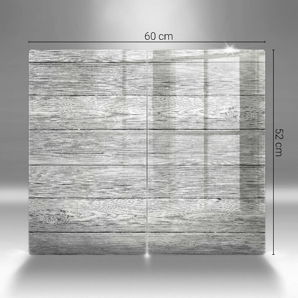 Sklo za varnú dosku Staré drevené dosky