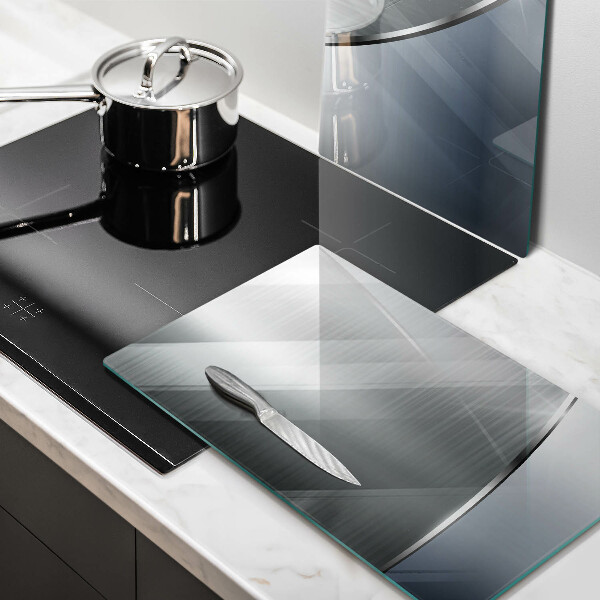 Tvrdené sklo za varnú dosku Kovový abstraktný vzor