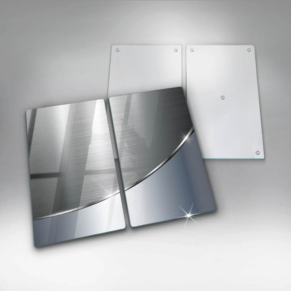 Tvrdené sklo za varnú dosku Kovový abstraktný vzor