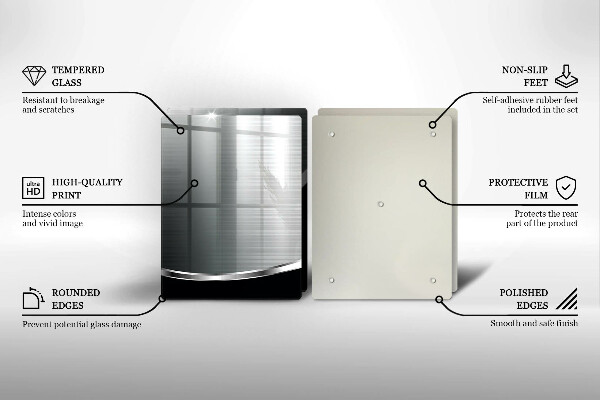 Sklo za varnú dosku Abstrakcia s kovom