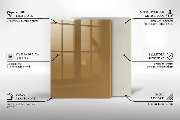 Kryt na indukčnú dosku Farba béžová