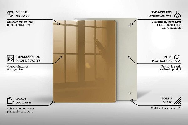 Kryt na indukčnú dosku Farba béžová