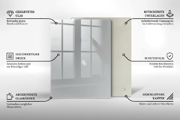 Kryt na indukčnú dosku Šedá farba