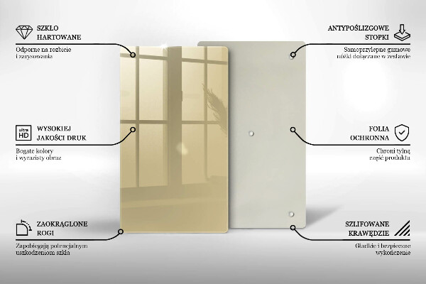Kryt na indukčnú dosku Farba béžová