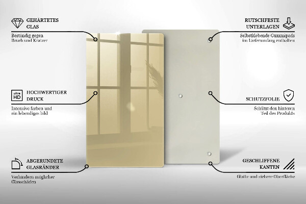 Kryt na indukčnú dosku Farba béžová