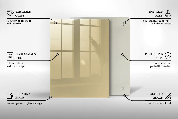 Kryt na indukčnú dosku Farba béžová