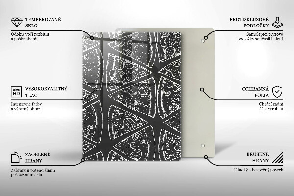 Kryt na sporák Pizza ilustrácie