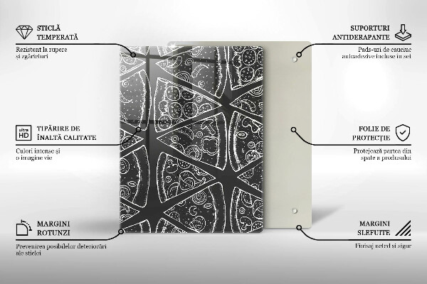 Kryt na sporák Pizza ilustrácie