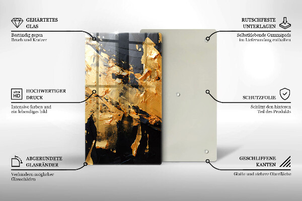 Kryt na indukčnú dosku Elegantná textúra laku