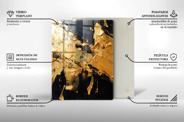 Kryt na indukčnú dosku Elegantná textúra laku