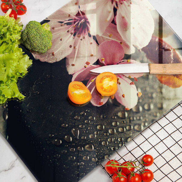 Kryt na indukčnú dosku Kvety zenové kamene