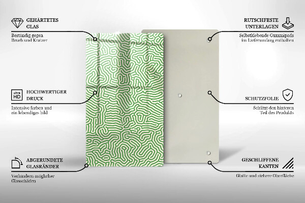 Kryt na sporák Abstraktné línie