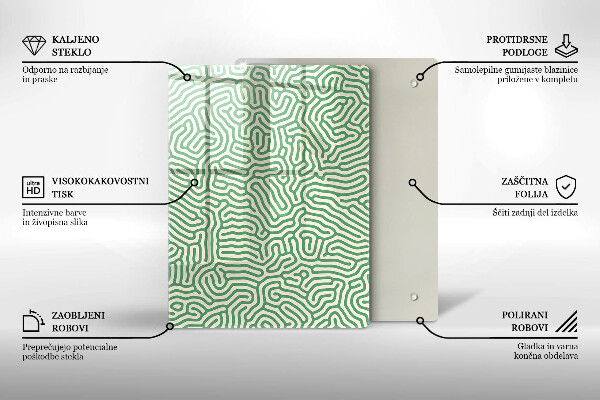 Kryt na sporák Abstraktné línie