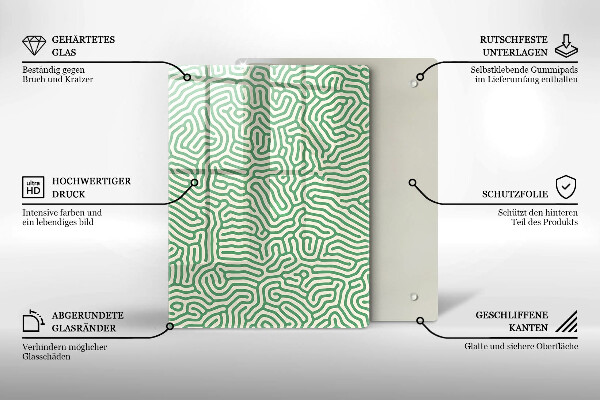 Kryt na sporák Abstraktné línie