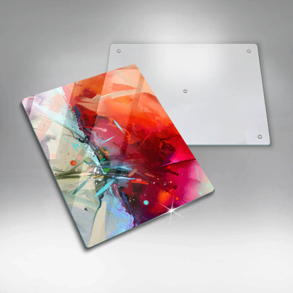 Kryt na indukčnú dosku Maľovaná abstrakcia