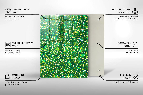 Kryt na indukčnú dosku Štruktúra listu