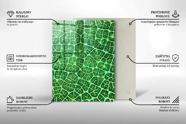 Kryt na indukčnú dosku Štruktúra listu