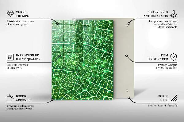 Kryt na indukčnú dosku Štruktúra listu