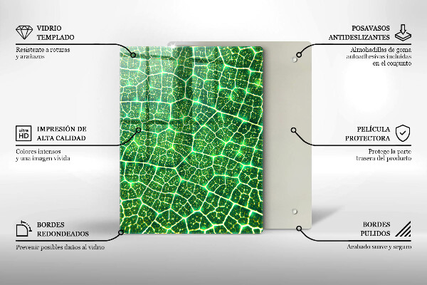 Kryt na indukčnú dosku Štruktúra listu