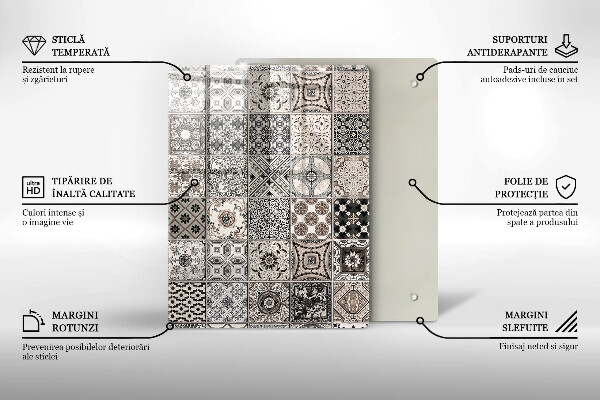 Kryt na sporák Dekoratívne dlaždice