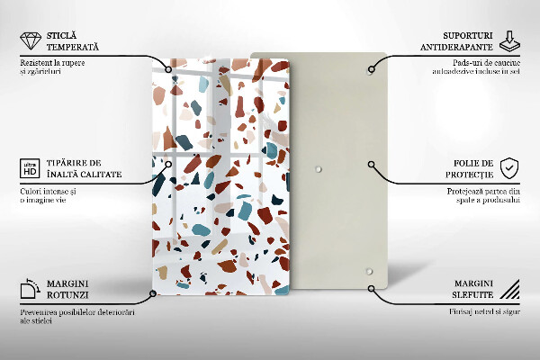 Kryt na indukčnú dosku Dekoratívny kameň