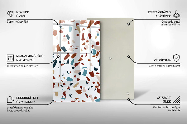 Kryt na indukčnú dosku Dekoratívny kameň