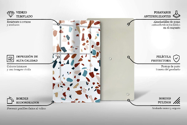 Kryt na indukčnú dosku Dekoratívny kameň