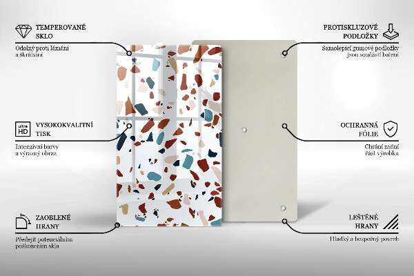 Kryt na indukčnú dosku Dekoratívny kameň