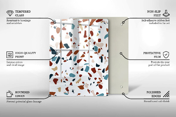 Kryt na indukčnú dosku Dekoratívny kameň