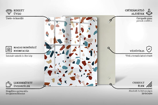 Kryt na indukčnú dosku Dekoratívny kameň