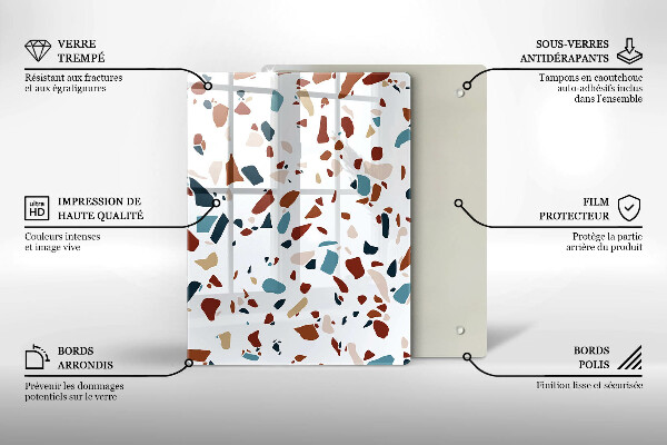 Kryt na indukčnú dosku Dekoratívny kameň