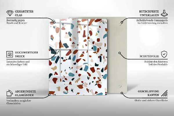 Kryt na indukčnú dosku Dekoratívny kameň