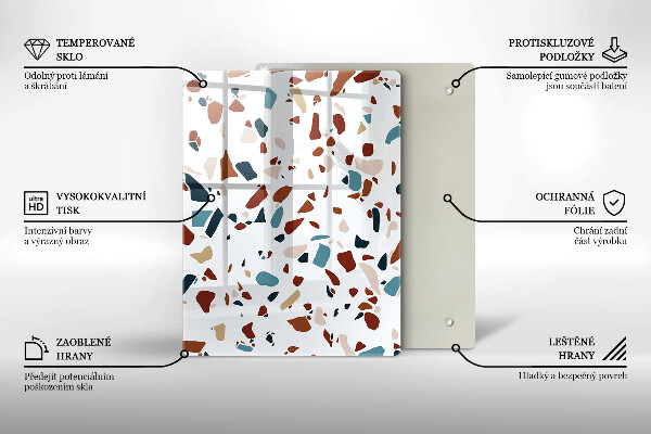 Kryt na indukčnú dosku Dekoratívny kameň