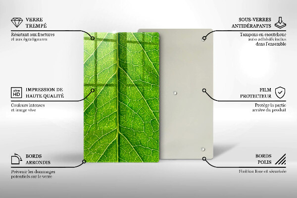 Kryt na sporák Prírodné žilky listov
